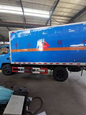 江鈴藍色4米2藍牌危運車 三類危險品運輸的合規(guī)之選與價格解析